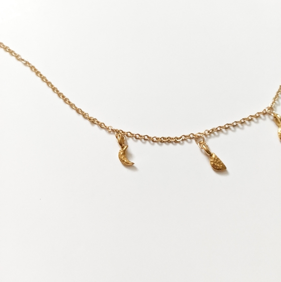 Moon Phases Gold-plated Necklace - Picture 6 of 6